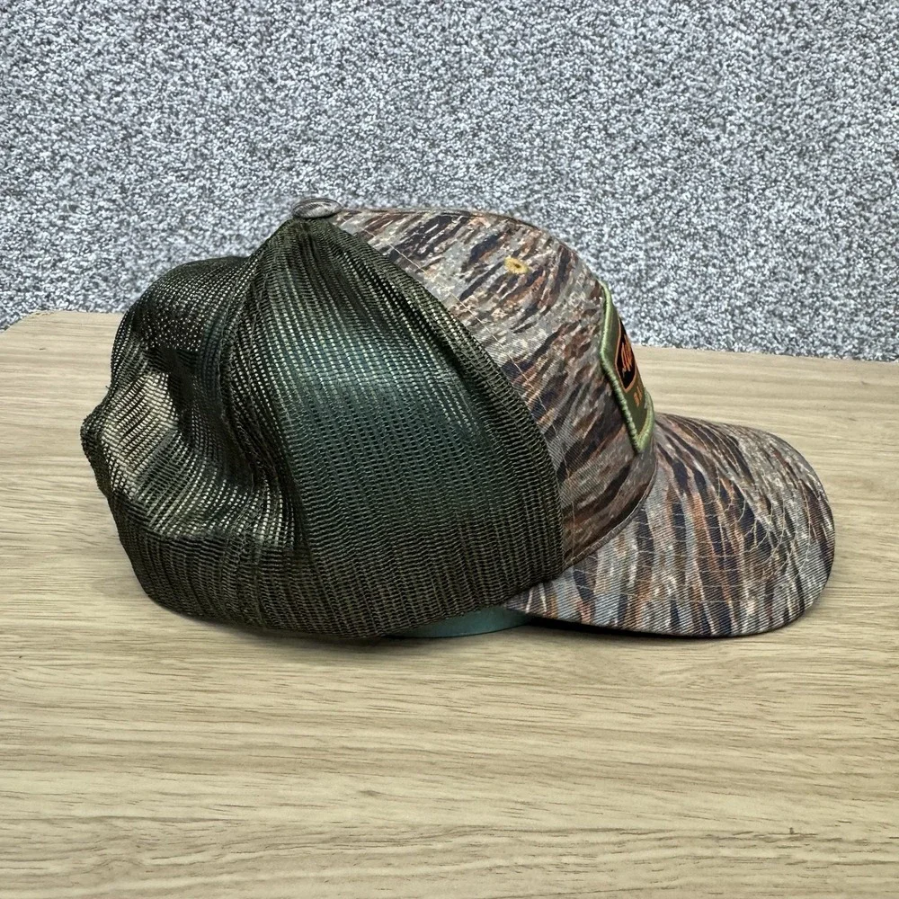 What The Fin Hats Lot Of 2 Snap Back Cap Camo Pattern Mesh Back Fishing Outdoors